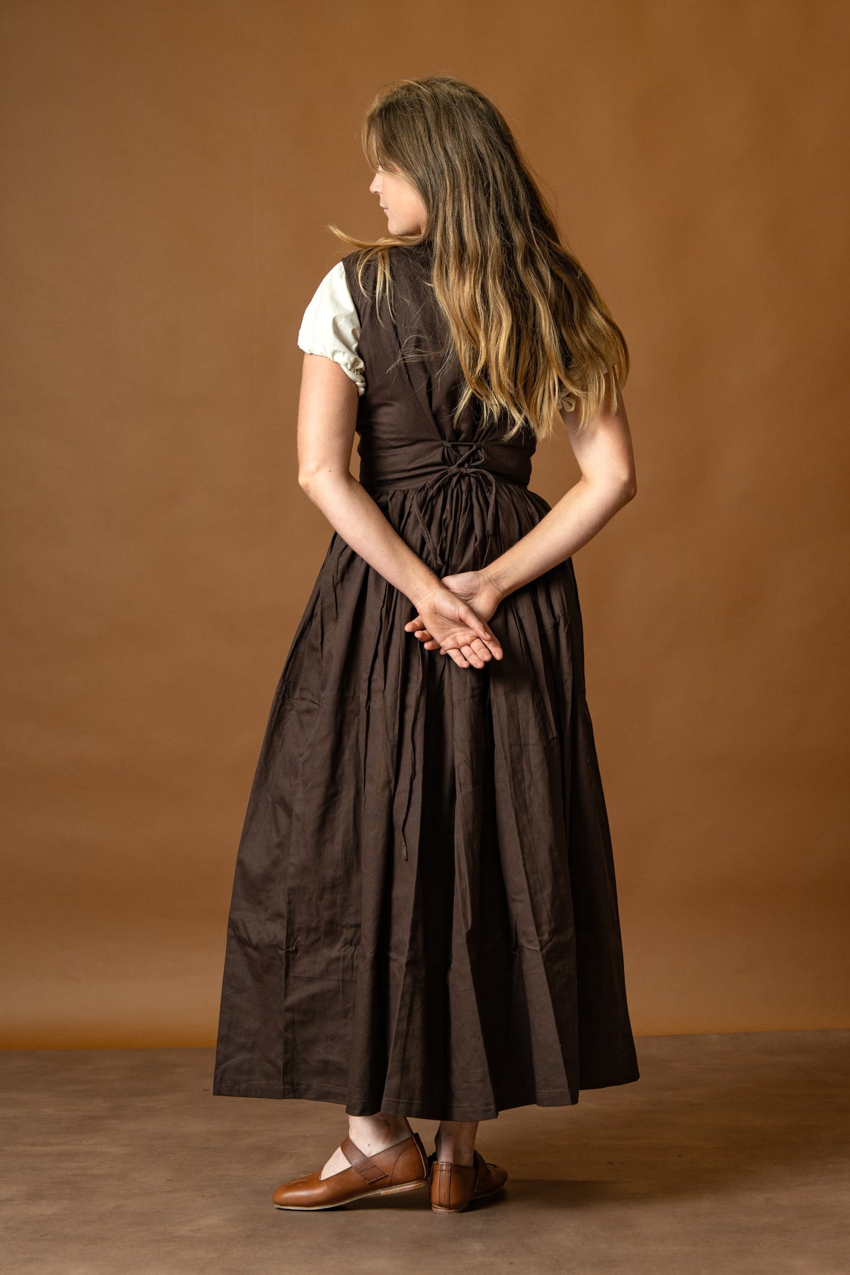 Medieval Kirtle Lene, brown