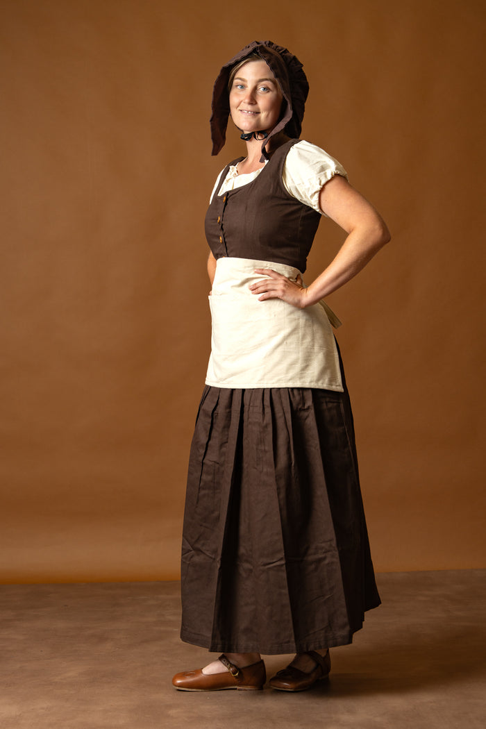 Medieval Kirtle Lene, brown