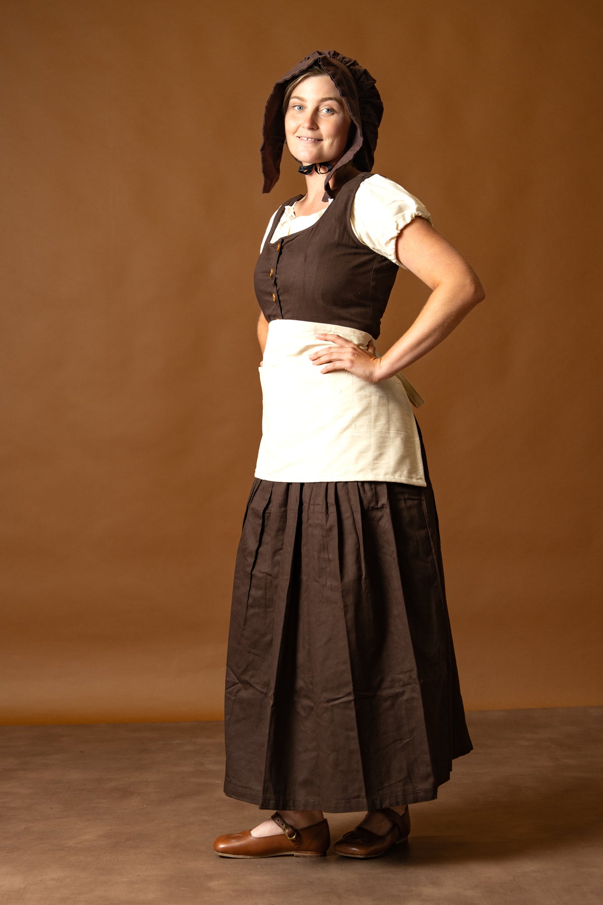Apron Nele, white