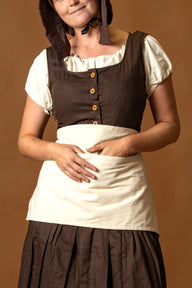 Apron Nele, white
