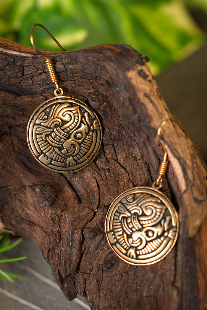 Viking earrings Birka, bronze