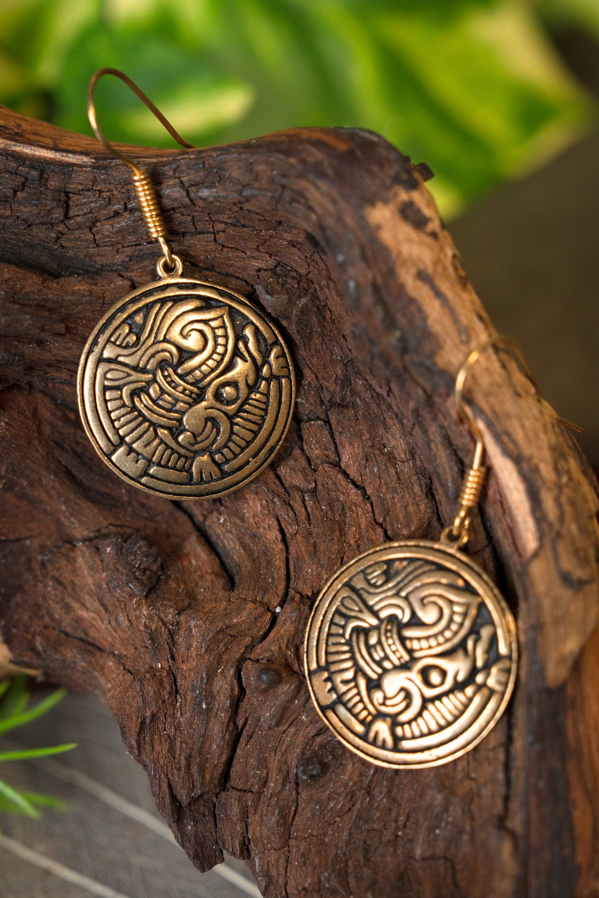 Viking earrings Birka, bronze