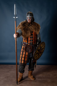 Viking spear with wings (demountable shaft), semi-sharp