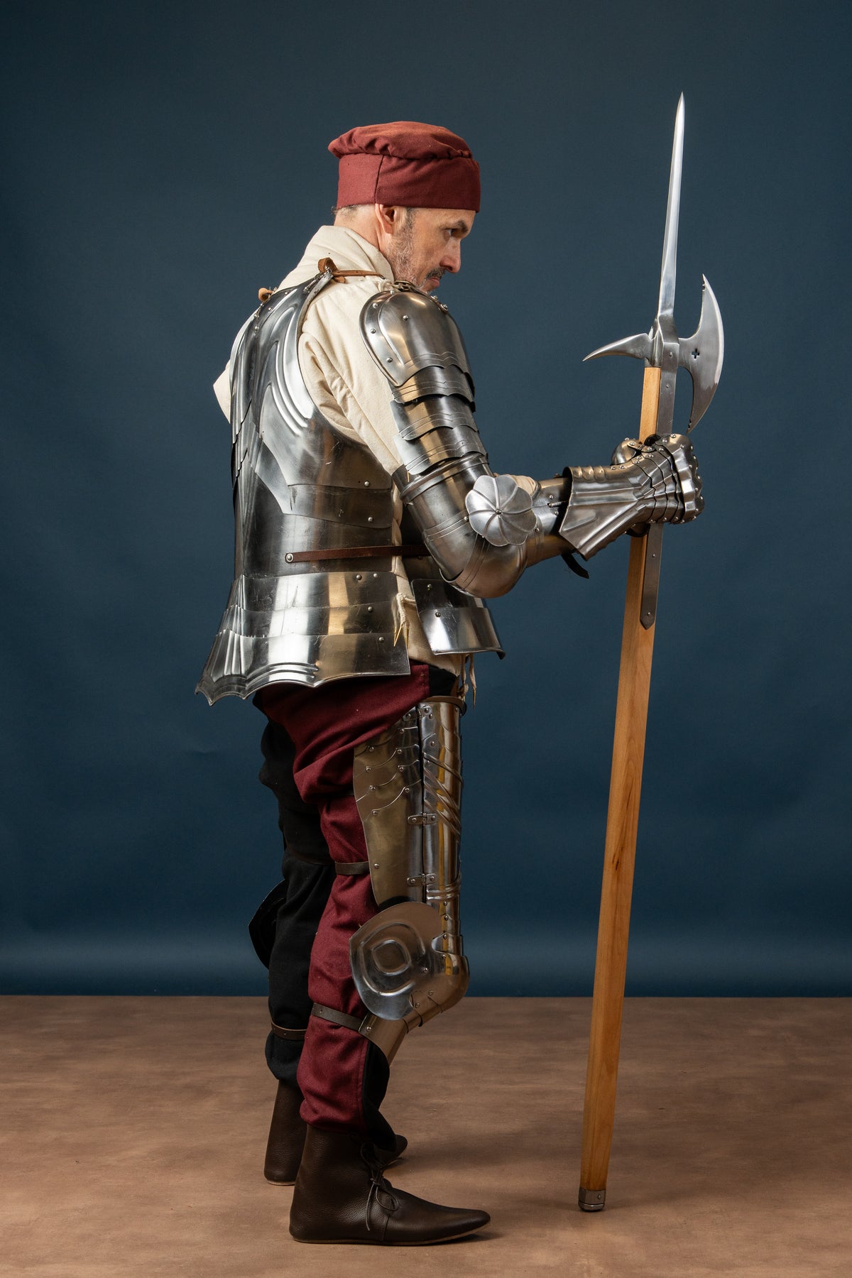 German Gothic 15th century cuirass, 1.2 mm