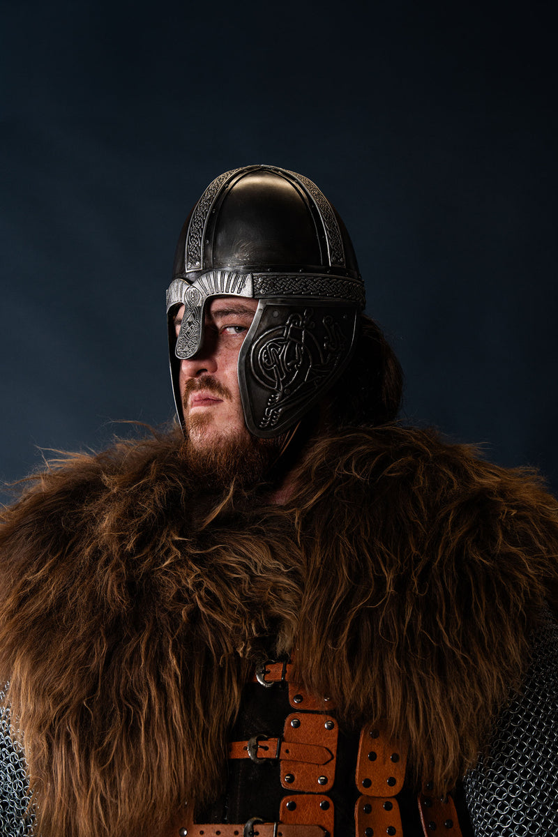 Fårskinn för axlar Ragnar, brunt