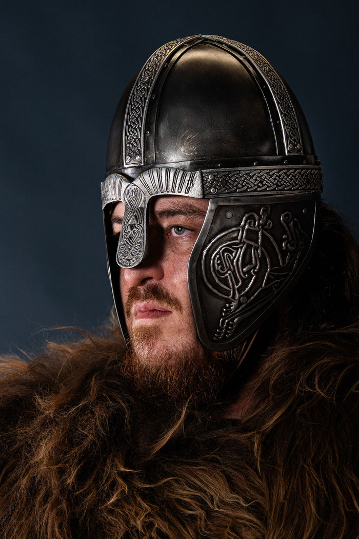 Viking helmet with dragons, 1-1.2 mm