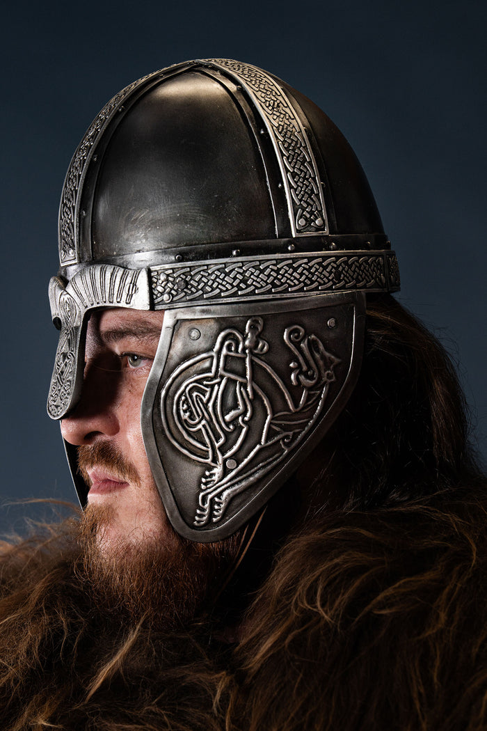 Viking helmet with dragons, 1-1.2 mm