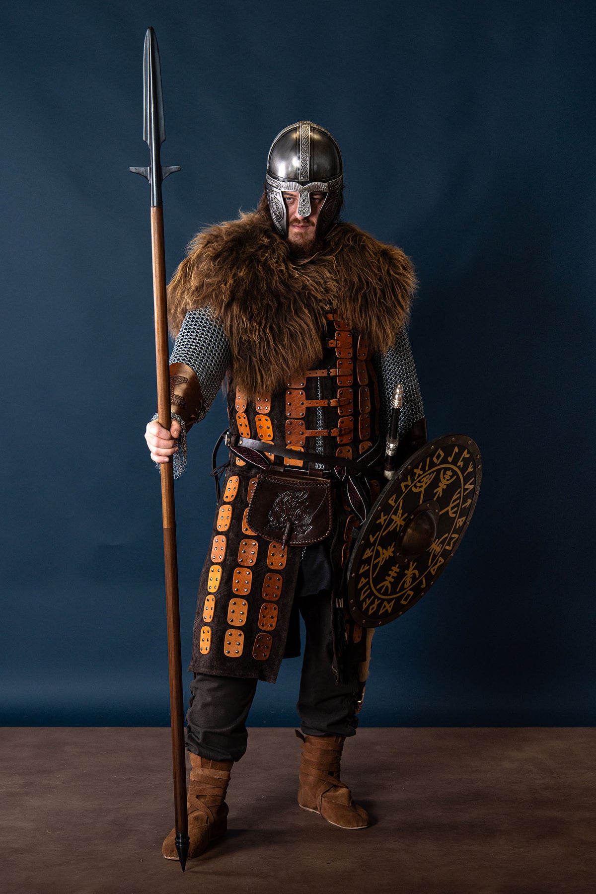 Viking helmet with dragons, 1-1.2 mm