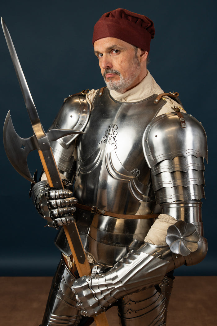 German Gothic 15th century cuirass, 1.2 mm