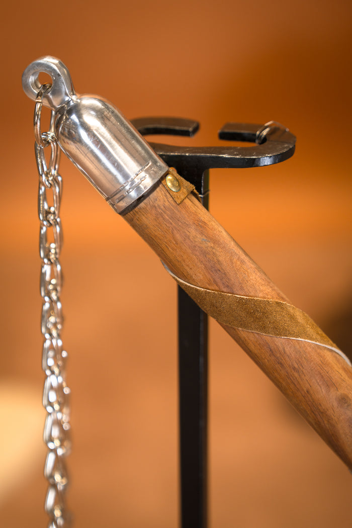 Medieval flail with 2 stars