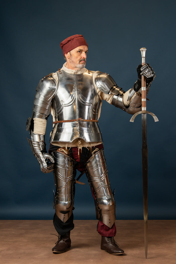 Gothic leg armour (1460–1500), 1.6 mm