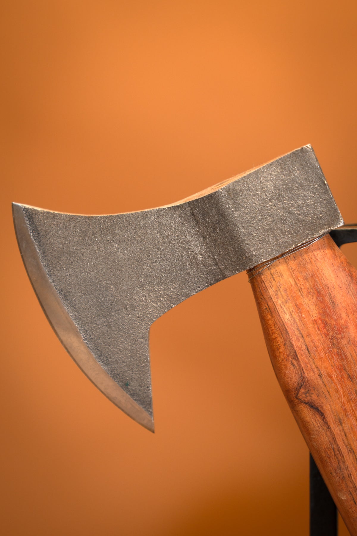 Medieval utility axe, hand-forged, semi-sharp