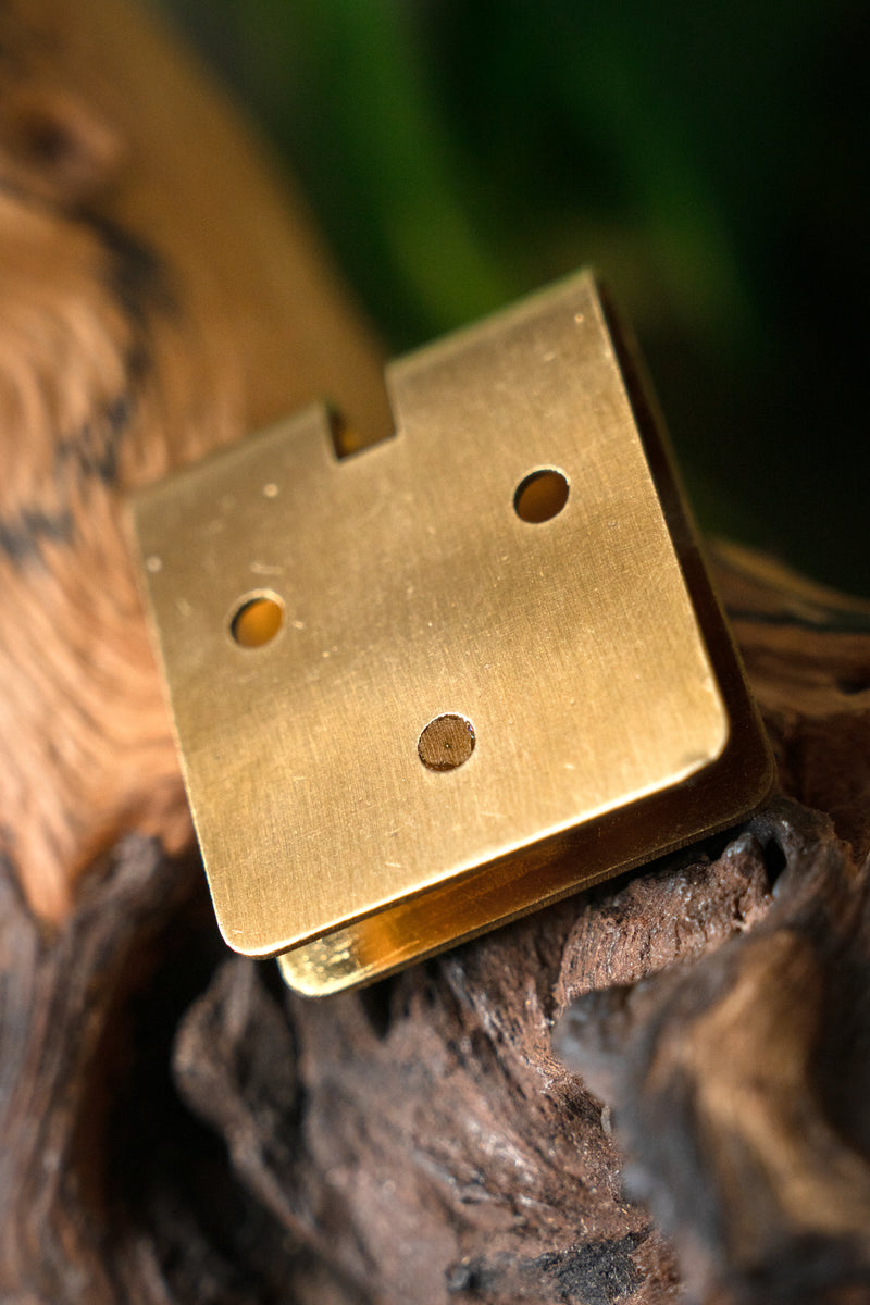 Belt plate 3 cm, bronze