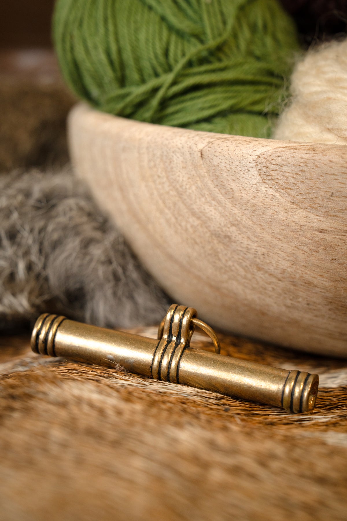 Viking needle case