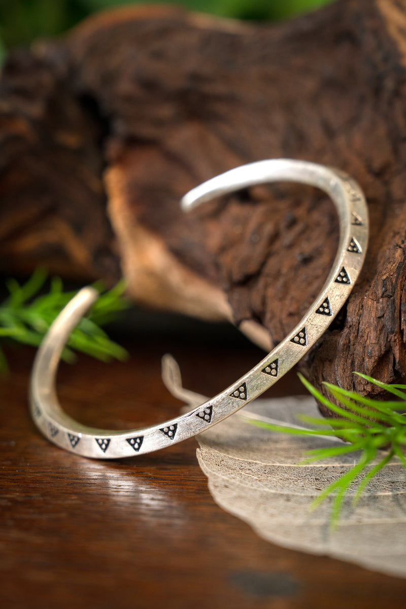 Bracelet-monnaie viking (sog), bronze argenté