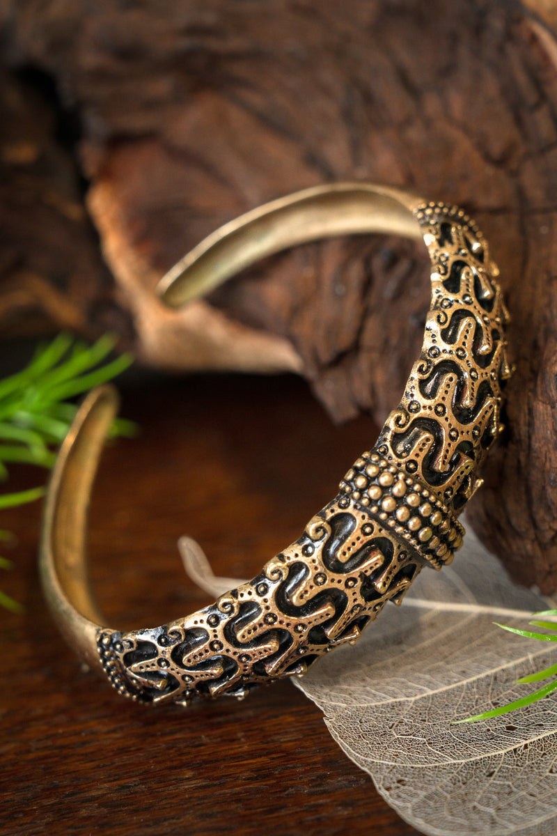 Wikińska bransoleta Orupgård, brąz