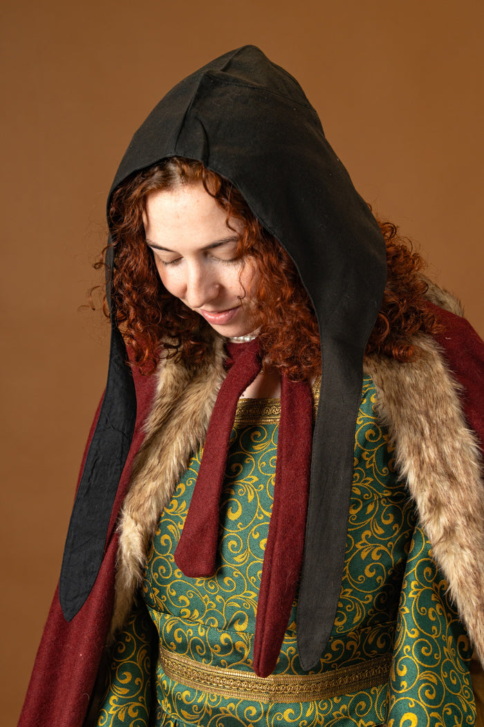 Medieval Coif Alex black