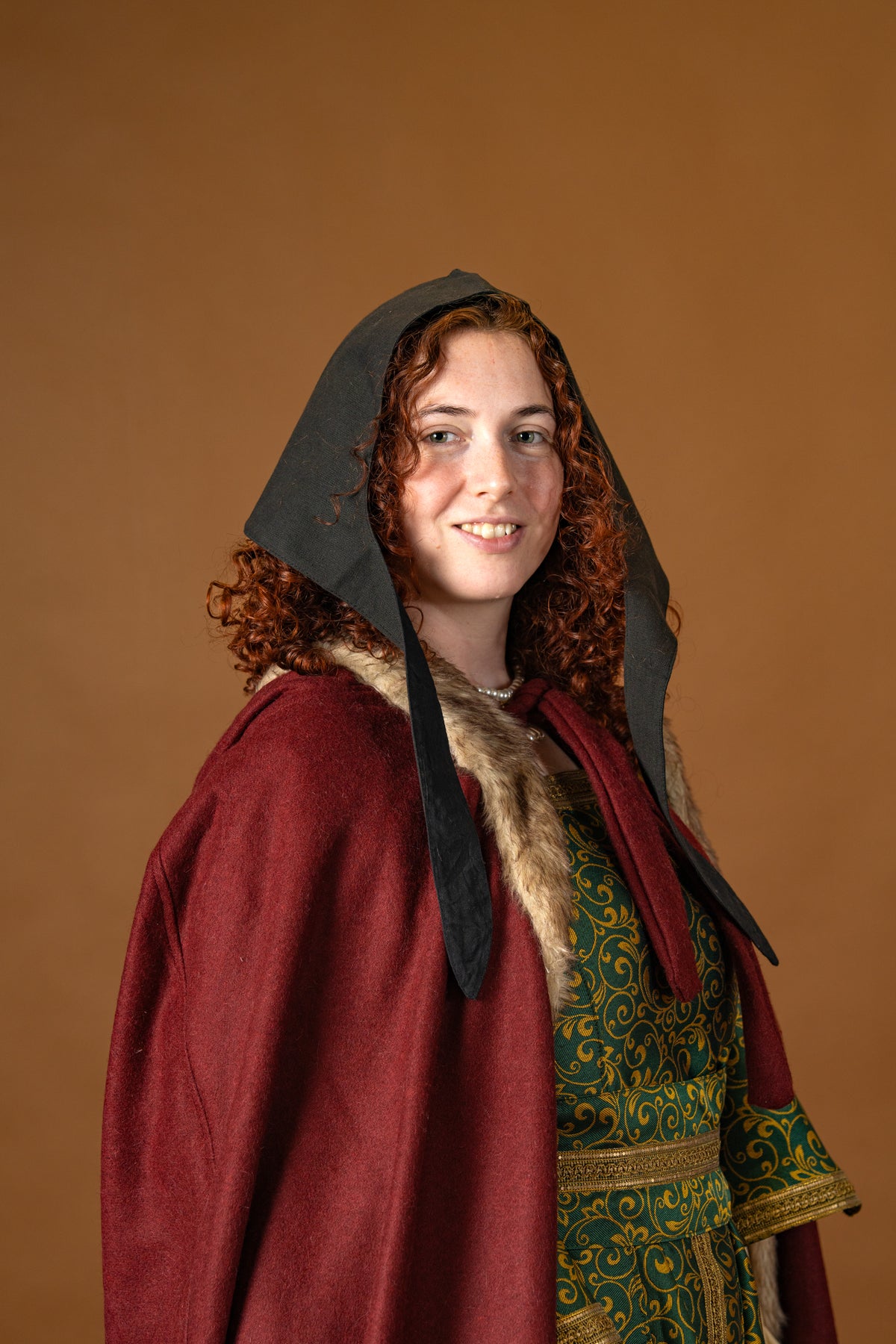 Medieval Coif Alex black