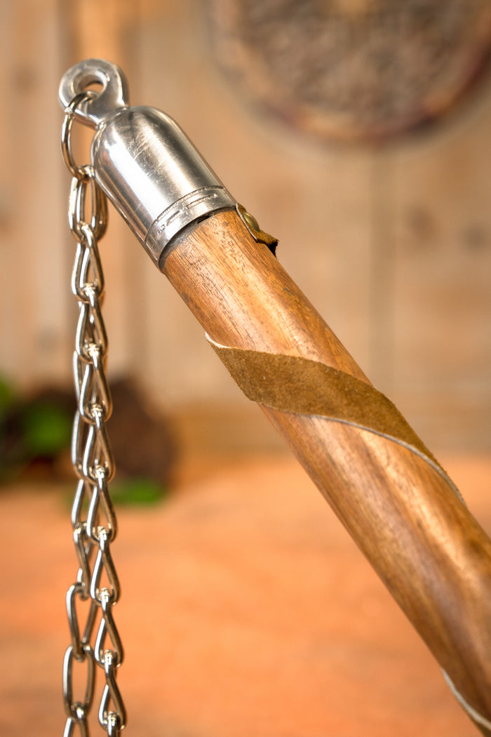 Medieval flail with 2 stars