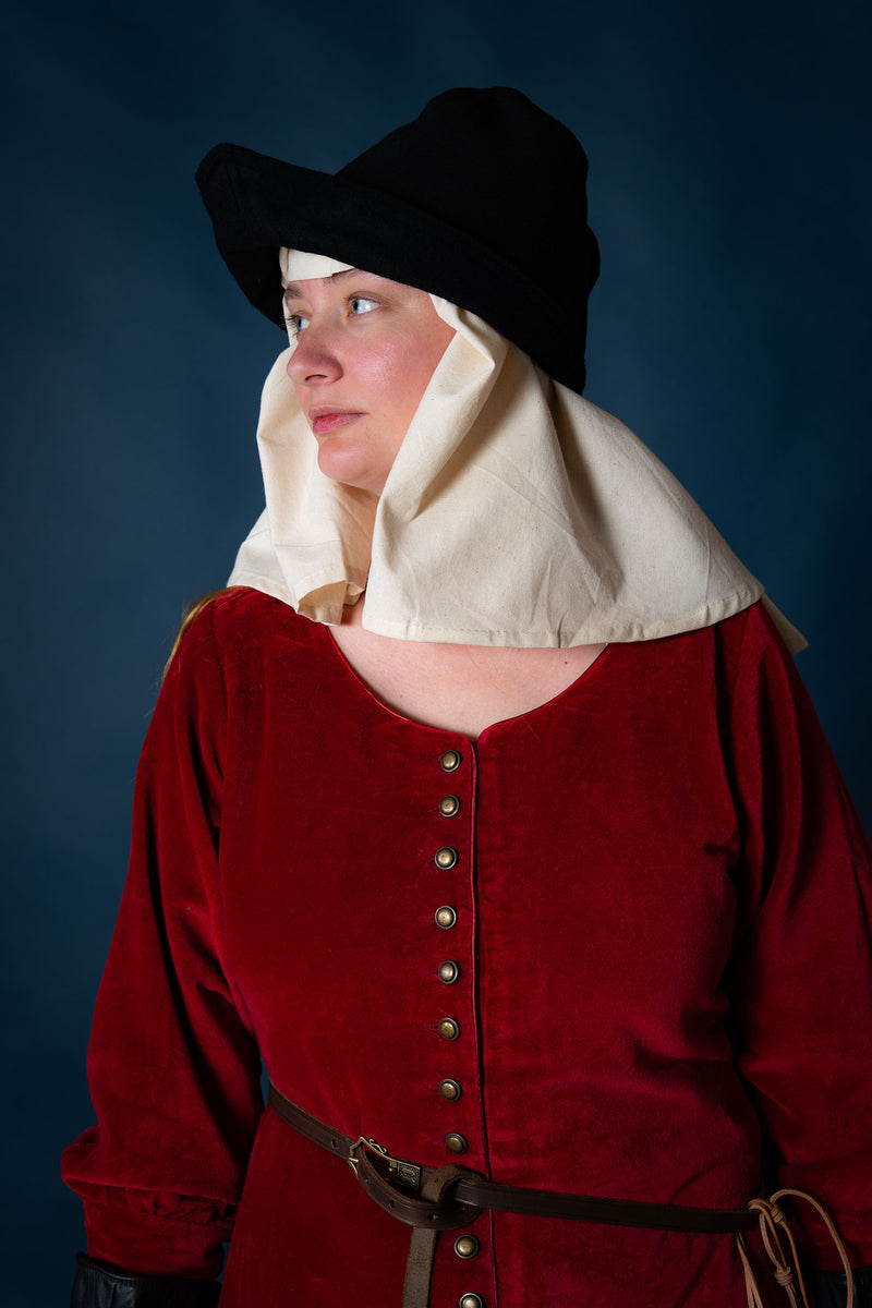 Bycocket-hat, sort, uldblanding