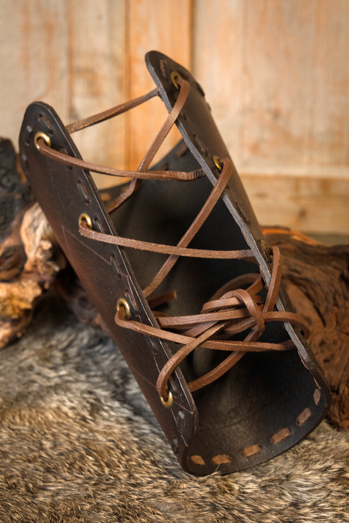 Robin leather bracers, underarm guards