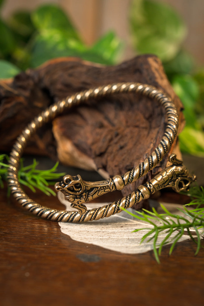 Viking upper arm band Haithabu, bronze