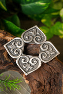 Viking taskedekoration Birka, forsølvet