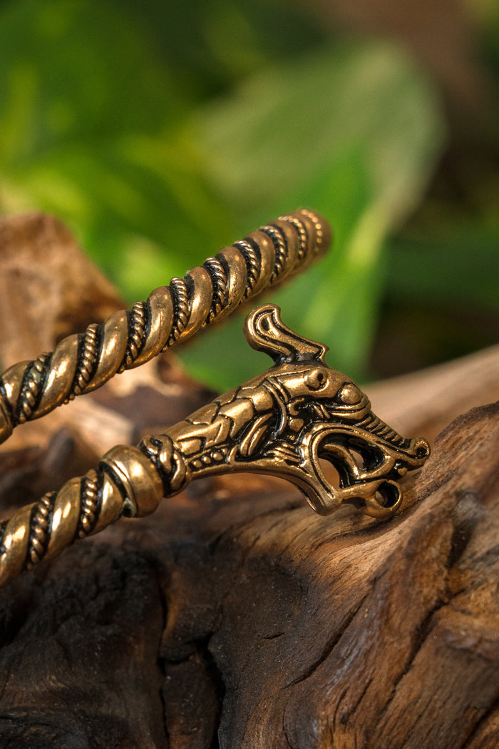 Viking upper arm band Haithabu, bronze