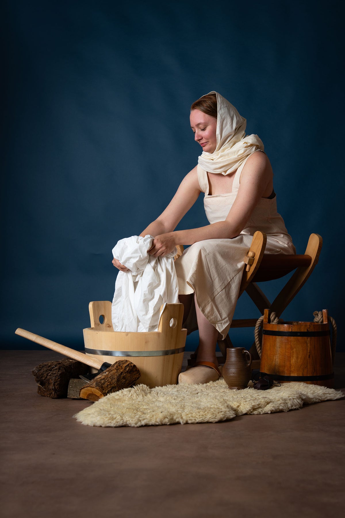 Bathing dress Metta, cream