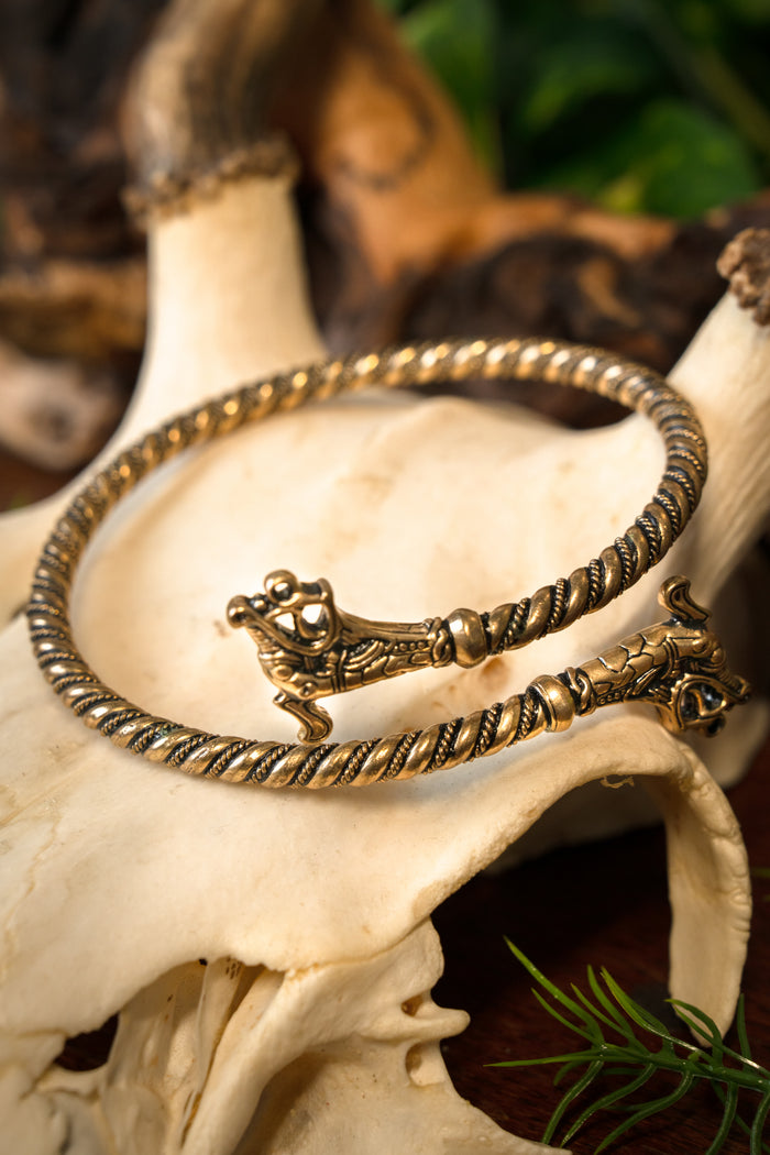 Viking upper arm band Haithabu, bronze
