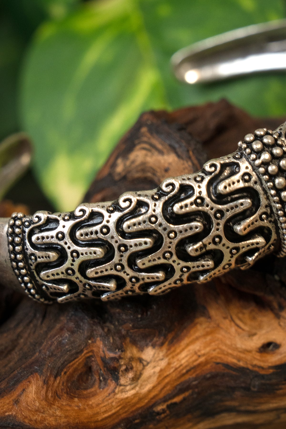 Viking bracelet Orupgård, silvered bronze
