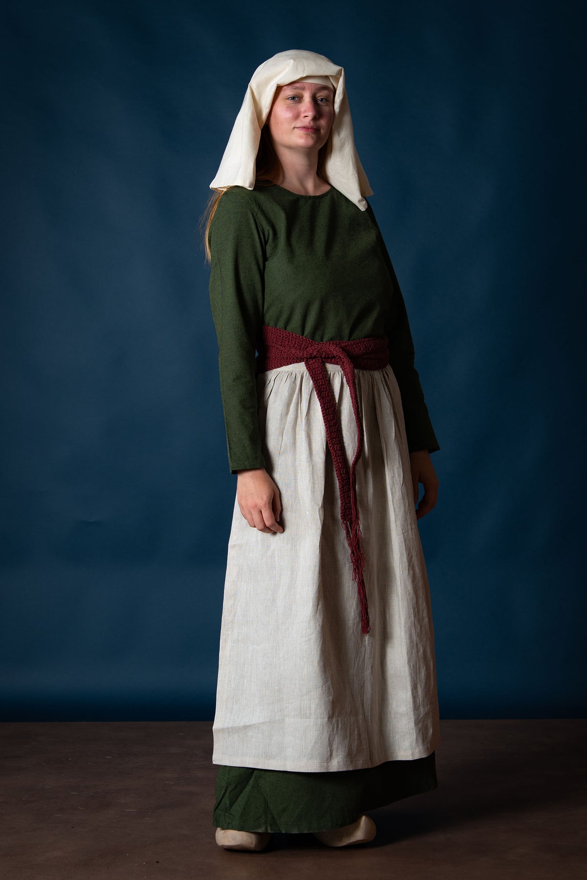 Medieval dress Freya (green)