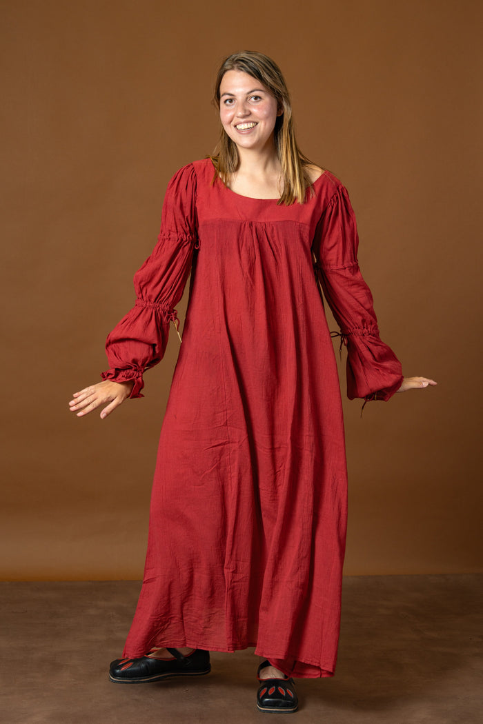 Renaissance dress Lucretia, red