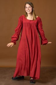 Renaissance dress Lucretia, red