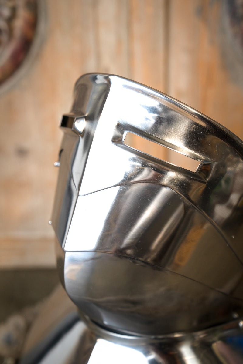 16th century bevor, falling buffe, 1.6 mm