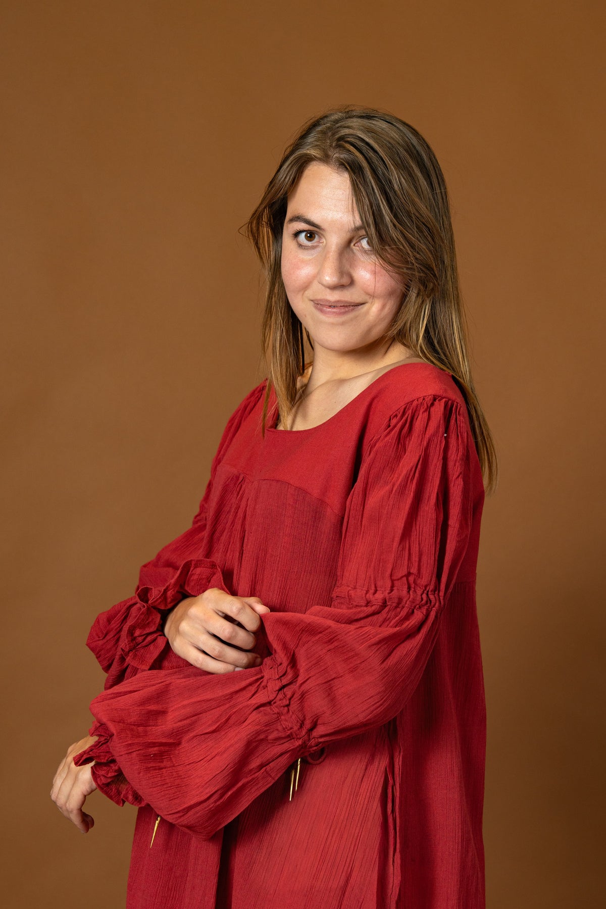 Renaissance dress Lucretia, red