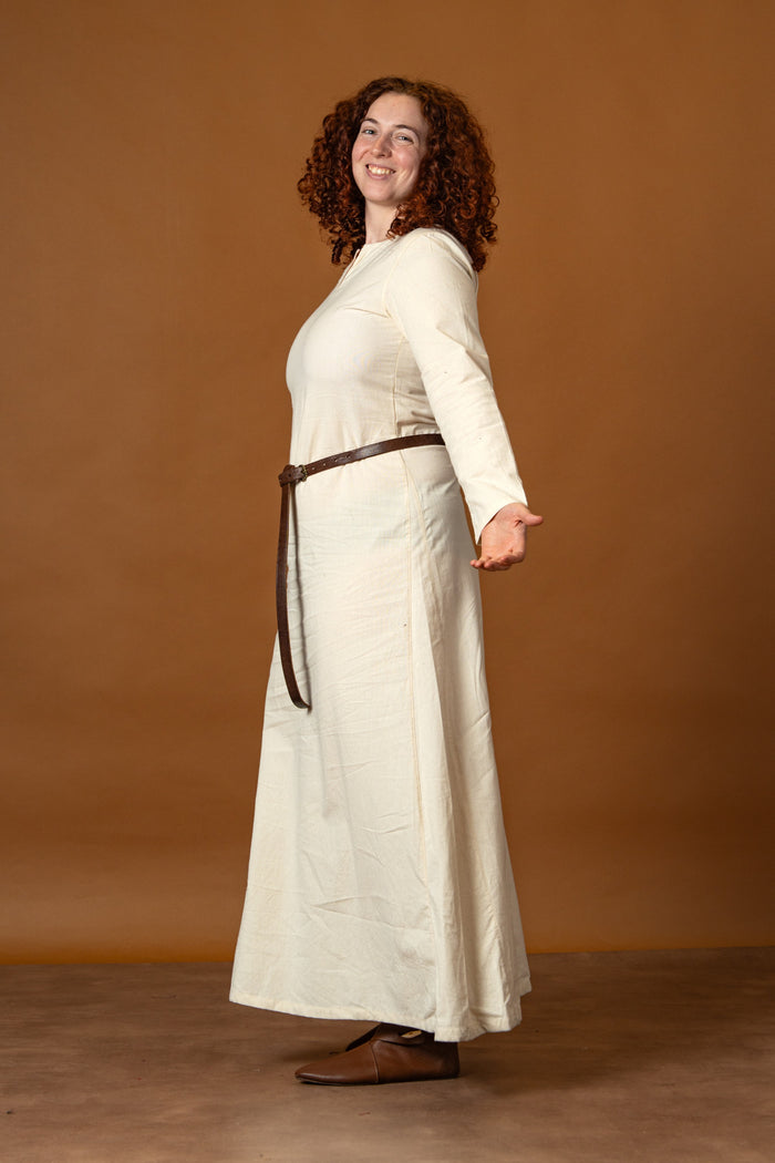 Medieval dress Elisa, white