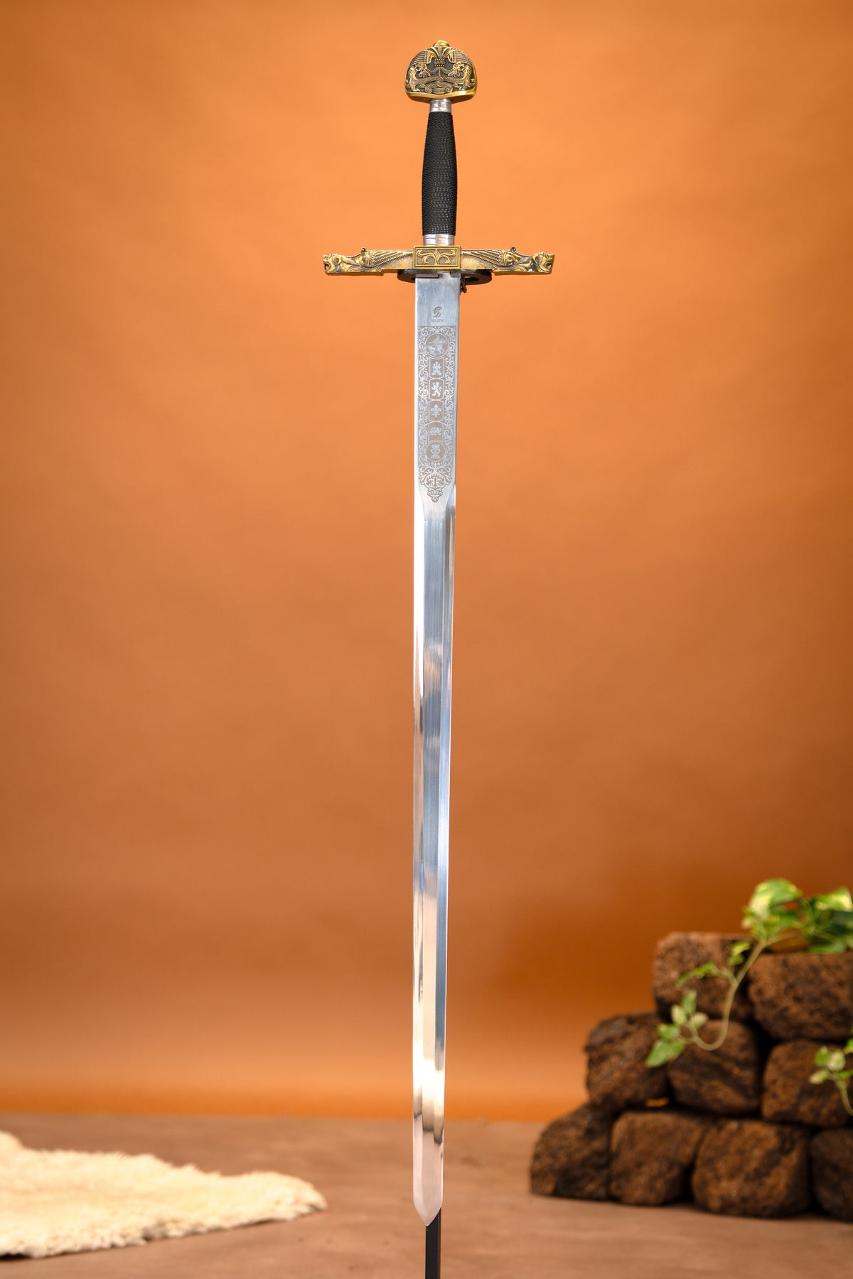 Charlemagne sword, semi-sharp