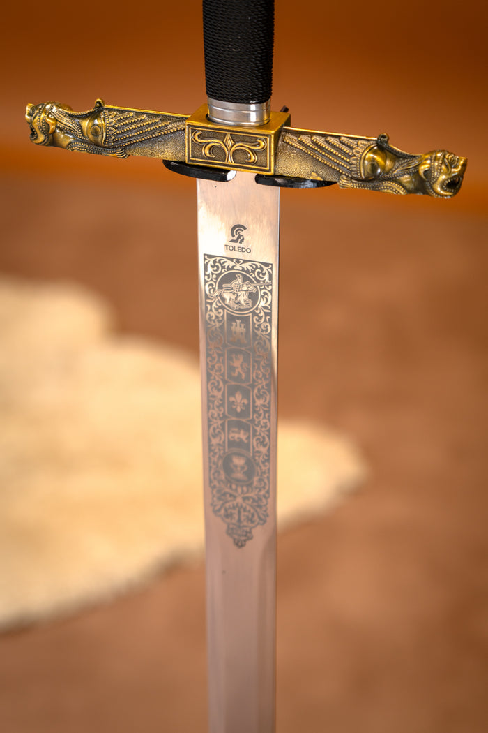 Charlemagne sword, semi-sharp