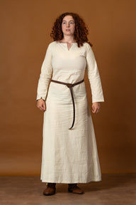 Medieval dress Elisa, white