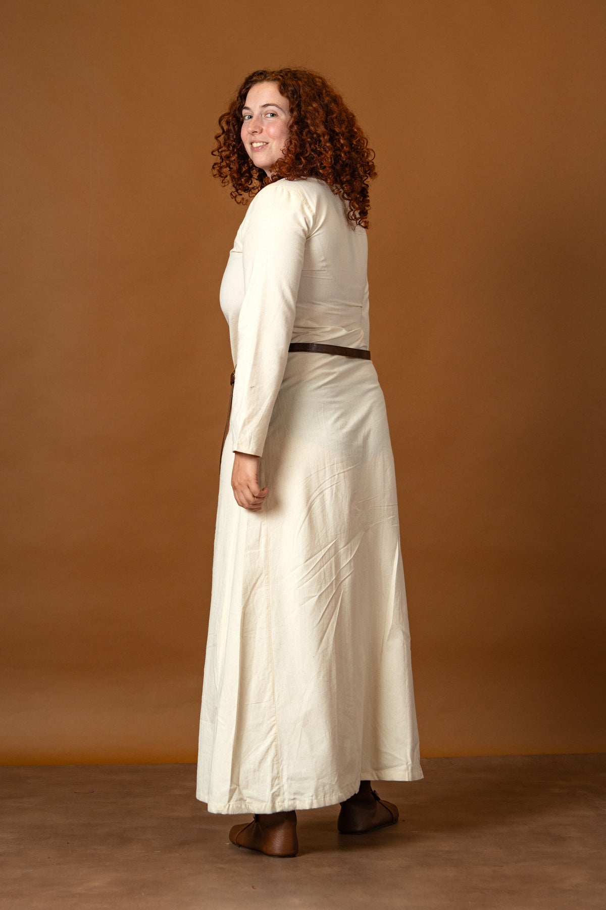 Medieval dress Elisa, white