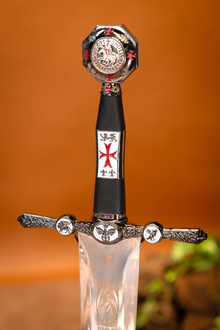 Decorated Templar Sword, Semi-Sharp