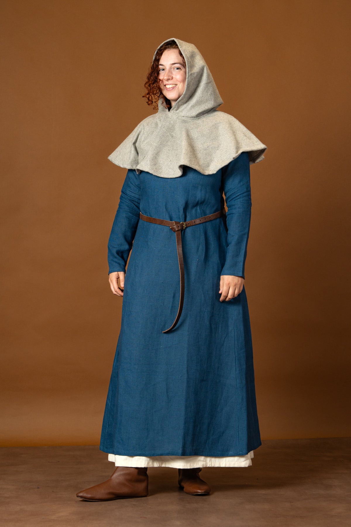 Chaperon Cucullus (grey), wool mix