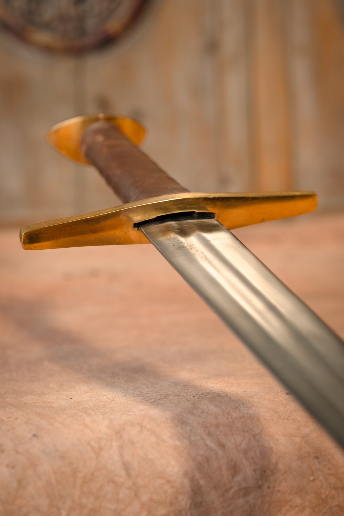 Templar sword Hugo de Payens, semi-sharp