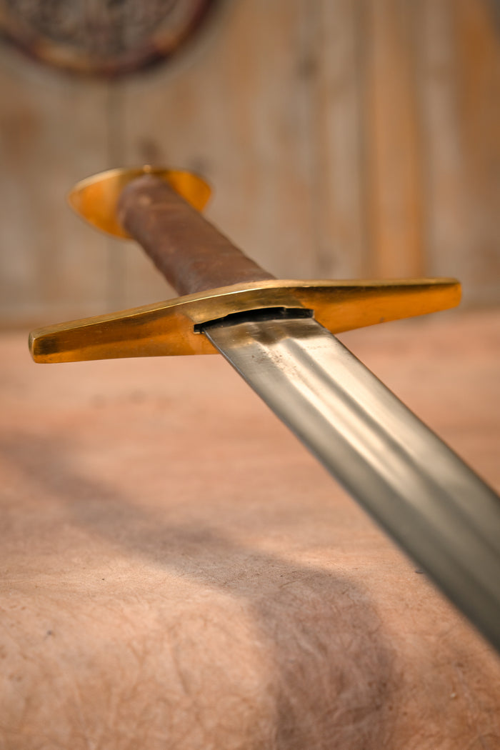 Templar sword Hugo de Payens, semi-sharp