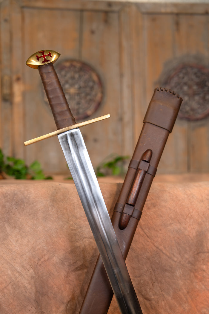 Templar sword Hugo de Payens, semi-sharp
