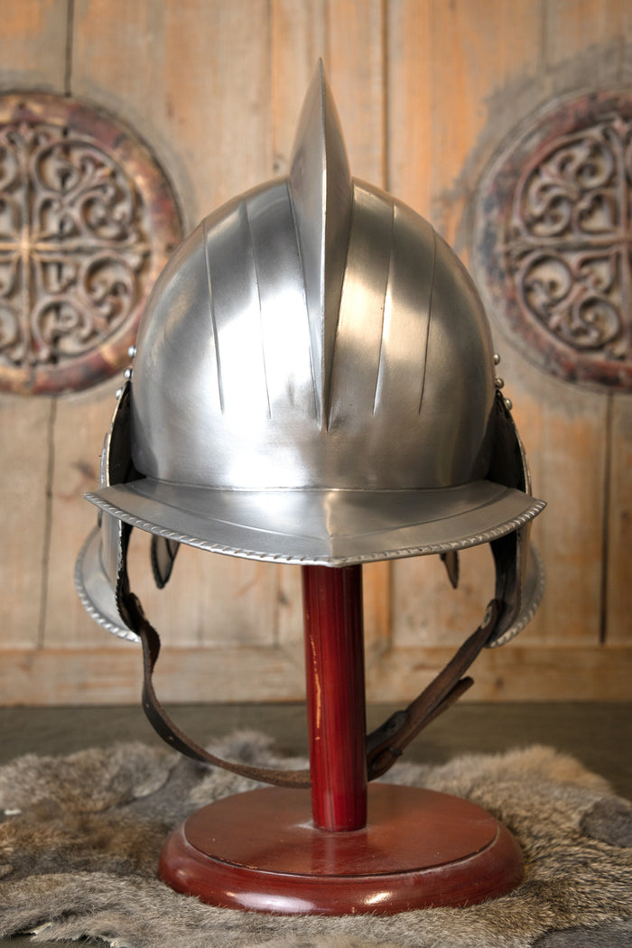 16th century burgonet Kaspar, polished, 1.2 mm