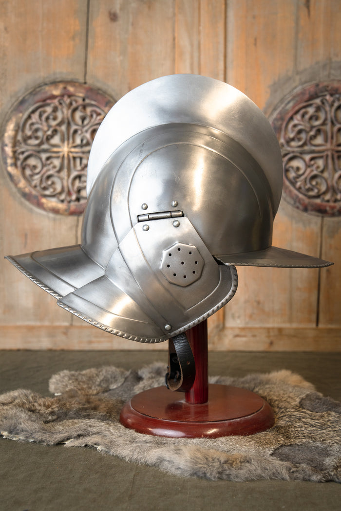 16th century burgonet Kaspar, polished, 1.2 mm