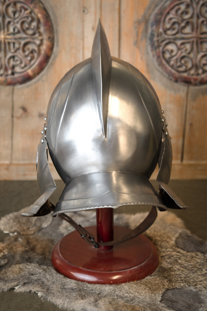 16th century burgonet Kaspar, polished, 1.2 mm