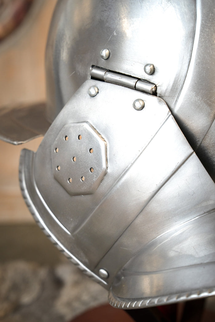 16th century burgonet Kaspar, polished, 1.2 mm